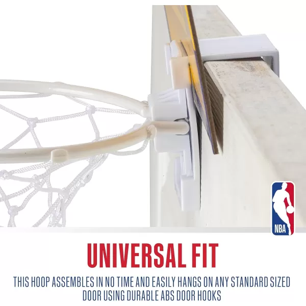 Franklin Sports NBA Mini Over the Door Basketball Hoop  Kids Indoor Mini Basketball Hoop with Basketball  NBA Fan Shop Mini Hoop for Bedroom  Office  Over the Door Mini Hoop SetLos Angeles Lakers