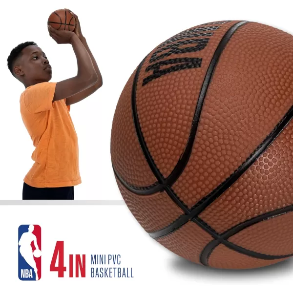 Franklin Sports NBA Mini Over the Door Basketball Hoop  Kids Indoor Mini Basketball Hoop with Basketball  NBA Fan Shop Mini Hoop for Bedroom  Office  Over the Door Mini Hoop SetDenver Nuggets