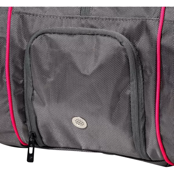 Franklin Sports Pickleball Paddle Bag  Pro Series Pickleball Bags for Paddles Pickleballs Gear  Equipment  Pickleball Paddle Bags for Men  Women  Perfect for Gear  AccessoriesGrayPink