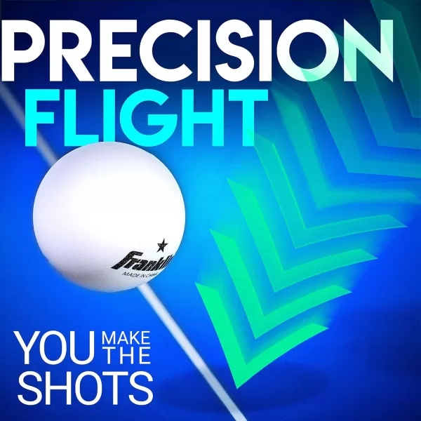Franklin Sports Ping Pong Balls  Official Size  Weight White 40mm Table Tennis One Star Professional Durable High Performance 12 Count Pack of 1 Packaging may vary WhitePack of 18