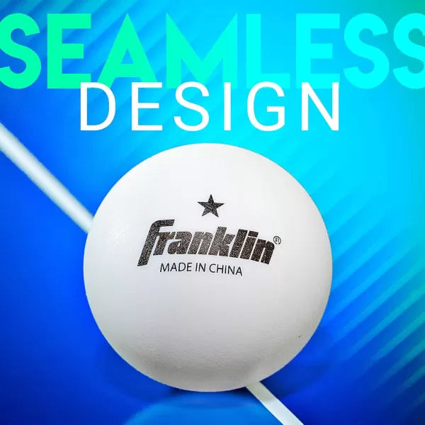 Franklin Sports Ping Pong Balls  Official Size  Weight White 40mm Table Tennis One Star Professional Durable High Performance 12 Count Pack of 1 Packaging may vary WhitePack of 18