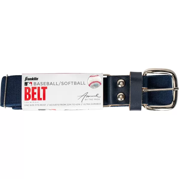 Franklin Sports Youth Boys  Girls Adjustable Belts for Baseball  Softball Pants22 to 48quot WaistNavy