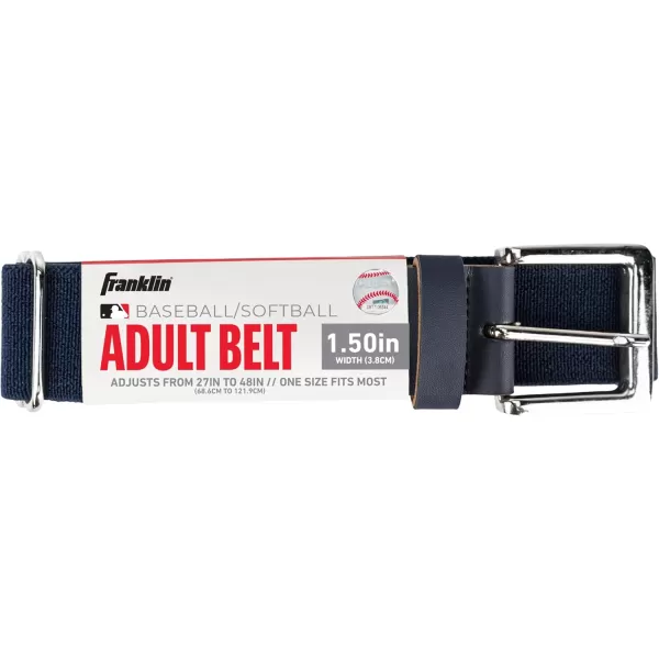 Franklin Sports Youth Boys  Girls Adjustable Belts for Baseball  Softball Pants22 to 48quot WaistNavy