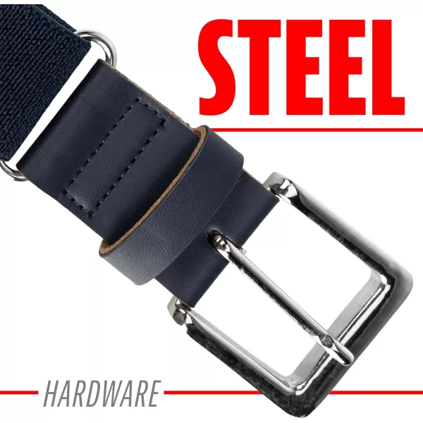 Franklin Sports Youth Boys  Girls Adjustable Belts for Baseball  Softball Pants22 to 48quot WaistNavy