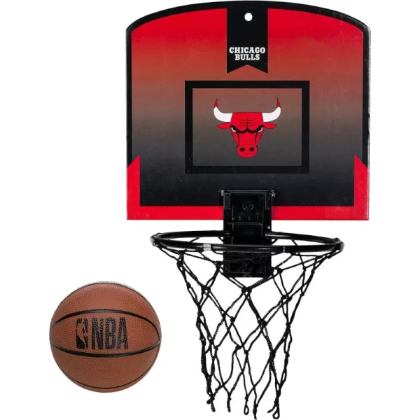 Franklin Sports NBA Mini Over the Door Basketball Hoop  Kids Indoor Mini Basketball Hoop with Basketball  NBA Fan Shop Mini Hoop for Bedroom  Office  Over the Door Mini Hoop SetChicago Bulls