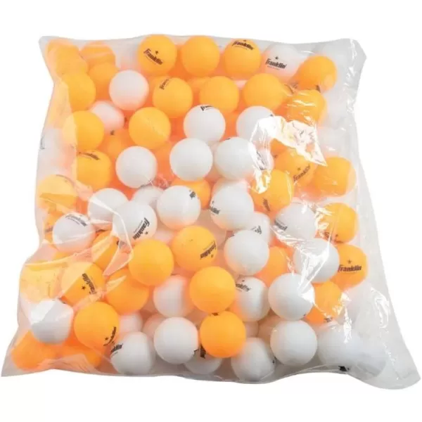 Franklin Sports Ping Pong Balls  Official Size  Weight White 40mm Table Tennis One Star Professional Durable High Performance 12 Count Pack of 1 Packaging may vary WhitePack of 144