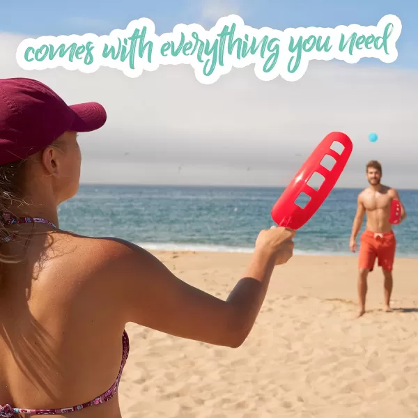 Franklin Sports Handheld Toss Games  Fun Kids Beach  Backyard Game SetFlip Toss