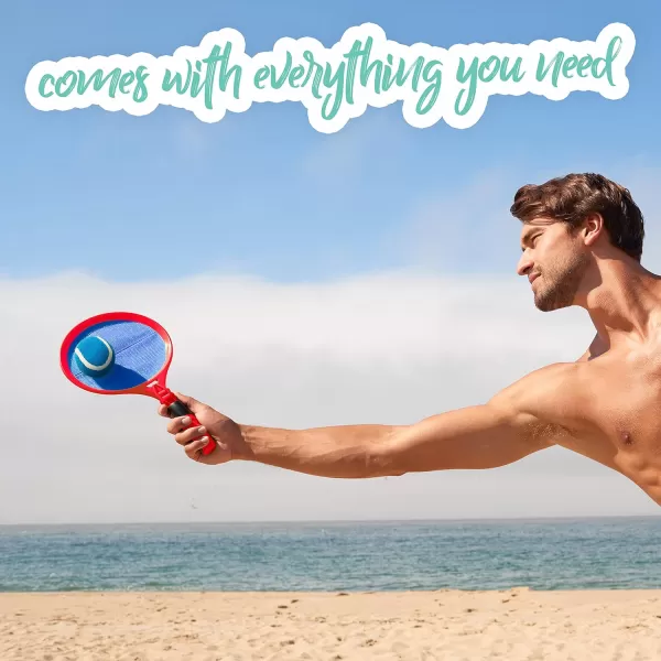 Franklin Sports Handheld Toss Games  Fun Kids Beach  Backyard Game SetThrow N Stick