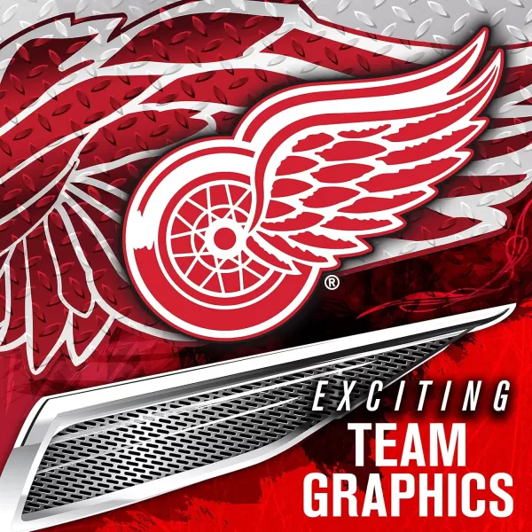Franklin Sports NHL Team Logo Mini Hockey Goalie Mask with Case  Collectible Goalie Mask with Official NHL Logos and ColorsDetroit Red Wings