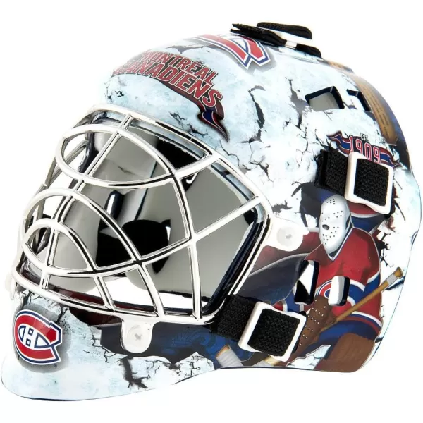 Franklin Sports NHL Team Logo Mini Hockey Goalie Mask with Case  Collectible Goalie Mask with Official NHL Logos and ColorsMontreal Canadiens