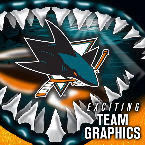 Franklin Sports NHL Team Logo Mini Hockey Goalie Mask with Case  Collectible Goalie Mask with Official NHL Logos and ColorsSan Jose Sharks