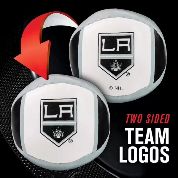 Franklin Sports NHL Team Mini Soft Hockey Stick Set  NHL Team Soft Foam Mini Hockey Stick and Ball  Great Toy for KidsLos Angeles Kings