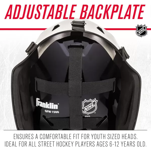 Franklin Sports Team Licensed NHL Hockey Goalie Face Mask  Goalie Mask for Kids Street Hockey  Youth NHL Team Street Hockey MasksAnaheim Ducks
