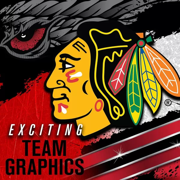Franklin Sports Team Licensed NHL Hockey Goalie Face Mask  Goalie Mask for Kids Street Hockey  Youth NHL Team Street Hockey MasksChicago Blackhawks