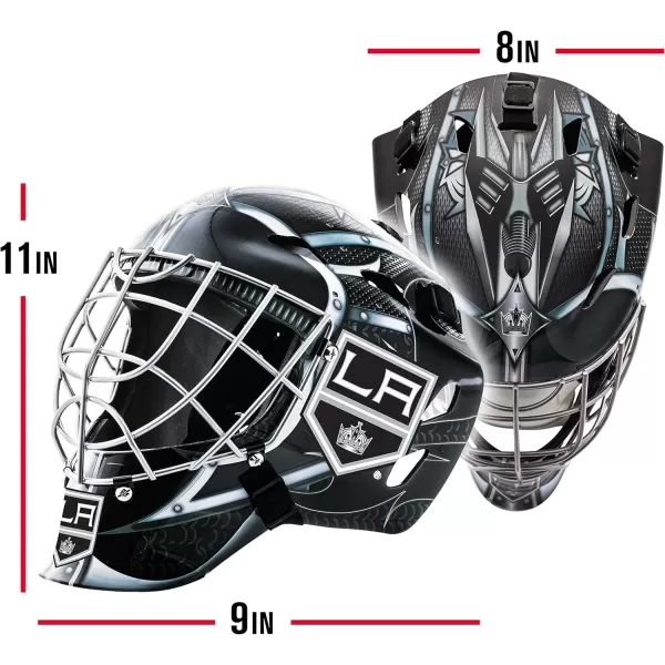 Franklin Sports Team Licensed NHL Hockey Goalie Face Mask  Goalie Mask for Kids Street Hockey  Youth NHL Team Street Hockey MasksLos Angeles Kings