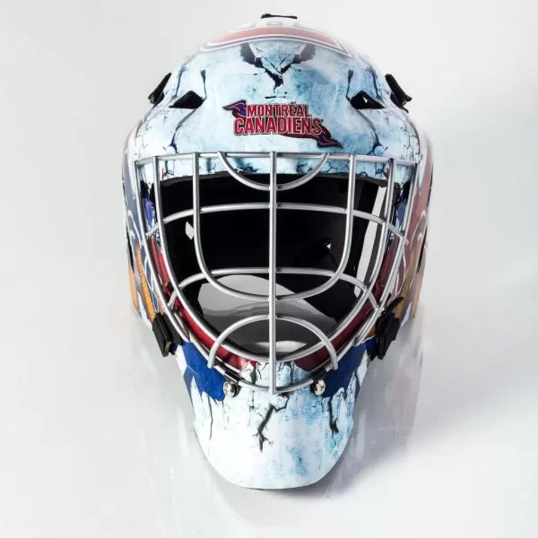 Franklin Sports Team Licensed NHL Hockey Goalie Face Mask  Goalie Mask for Kids Street Hockey  Youth NHL Team Street Hockey MasksMontreal Canadiens