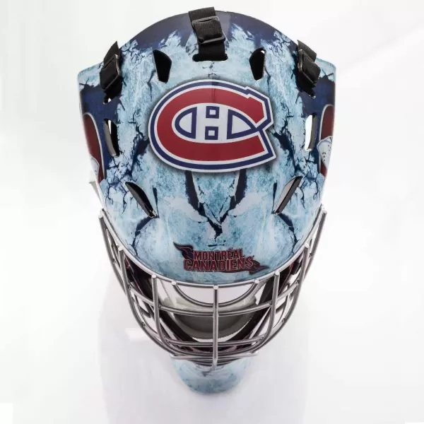 Franklin Sports Team Licensed NHL Hockey Goalie Face Mask  Goalie Mask for Kids Street Hockey  Youth NHL Team Street Hockey MasksMontreal Canadiens