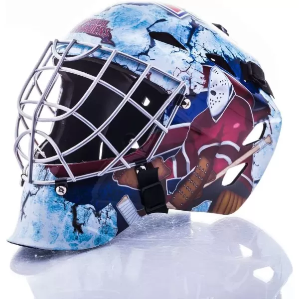 Franklin Sports Team Licensed NHL Hockey Goalie Face Mask  Goalie Mask for Kids Street Hockey  Youth NHL Team Street Hockey MasksMontreal Canadiens