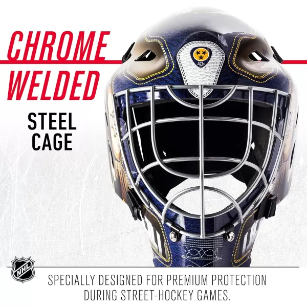 Franklin Sports Team Licensed NHL Hockey Goalie Face Mask  Goalie Mask for Kids Street Hockey  Youth NHL Team Street Hockey MasksNashville Predators