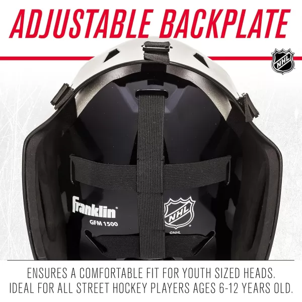 Franklin Sports Team Licensed NHL Hockey Goalie Face Mask  Goalie Mask for Kids Street Hockey  Youth NHL Team Street Hockey MasksPhiladelphia Flyers