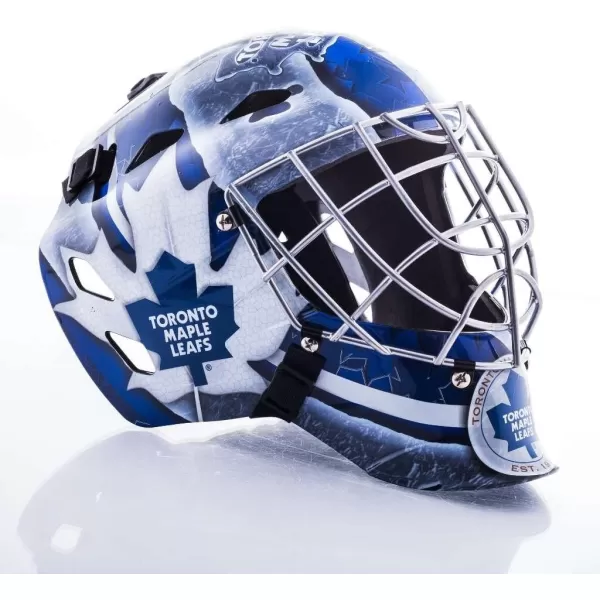 Franklin Sports Team Licensed NHL Hockey Goalie Face Mask  Goalie Mask for Kids Street Hockey  Youth NHL Team Street Hockey MasksToronto Maple Leafs