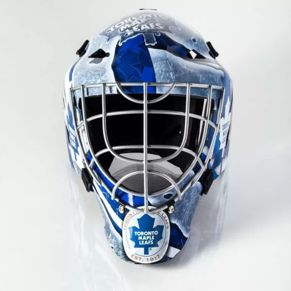 Franklin Sports Team Licensed NHL Hockey Goalie Face Mask  Goalie Mask for Kids Street Hockey  Youth NHL Team Street Hockey MasksToronto Maple Leafs