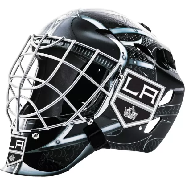 Franklin Sports Team Licensed NHL Hockey Goalie Face Mask  Goalie Mask for Kids Street Hockey  Youth NHL Team Street Hockey MasksLos Angeles Kings