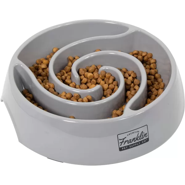 Franklin Pet Supply Interactive Cat Digging Slow Feeder Bowl  Toy Cat Bowl for Treats  Food  Scratching Bowl Slow Feeder  Interactive Toy  Slow Feeder Bowl for Cats  KittensDog Bowl