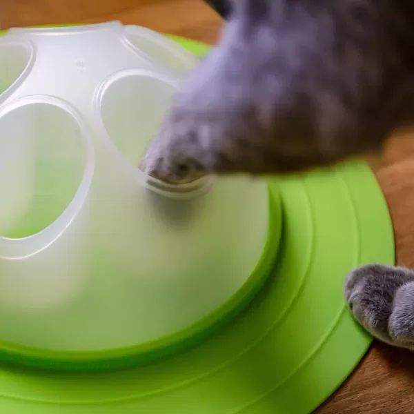 Franklin Pet Supply Interactive Cat Digging Slow Feeder Bowl  Toy Cat Bowl for Treats  Food  Scratching Bowl Slow Feeder  Interactive Toy  Slow Feeder Bowl for Cats  KittensCat Bowl