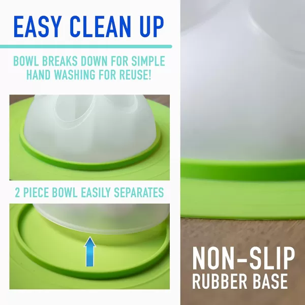 Franklin Pet Supply Interactive Cat Digging Slow Feeder Bowl  Toy Cat Bowl for Treats  Food  Scratching Bowl Slow Feeder  Interactive Toy  Slow Feeder Bowl for Cats  KittensCat Bowl