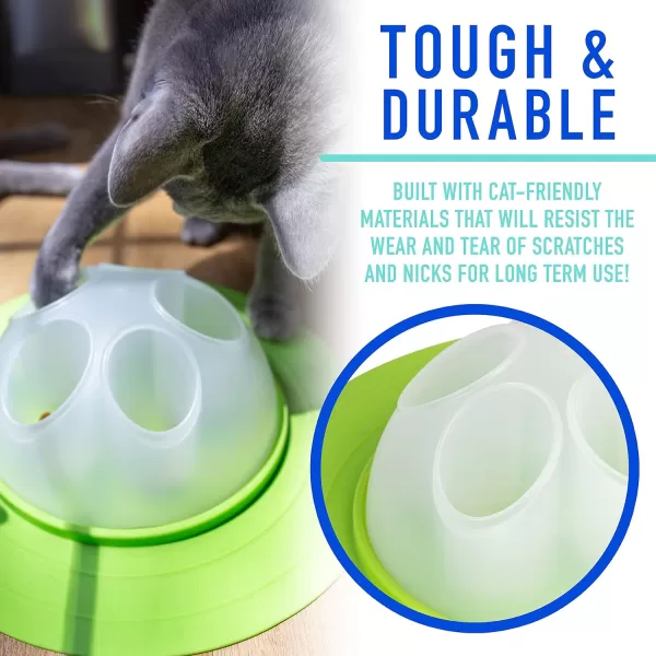 Franklin Pet Supply Interactive Cat Digging Slow Feeder Bowl  Toy Cat Bowl for Treats  Food  Scratching Bowl Slow Feeder  Interactive Toy  Slow Feeder Bowl for Cats  KittensCat Bowl