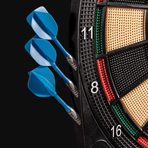 Franklin Sports Electronic Dart Board Sets  Soft Tip Electric Dartboard with Digital Scoreboard  6 Darts IncludedDartboard