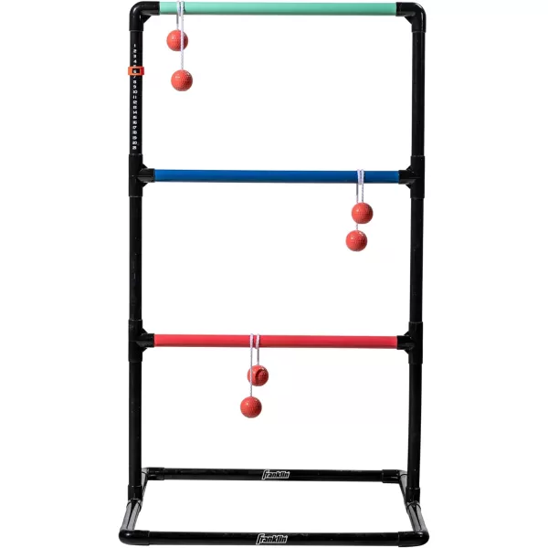 Franklin Sports Ladder Ball Set  Includes 2 Ladder Ball Targets with Weighted Bases and 6 Bolas  Ladder Golf Toss Outdoor Game For Beach or Backyard Fun  Professional American and Family Set OptionsFamily