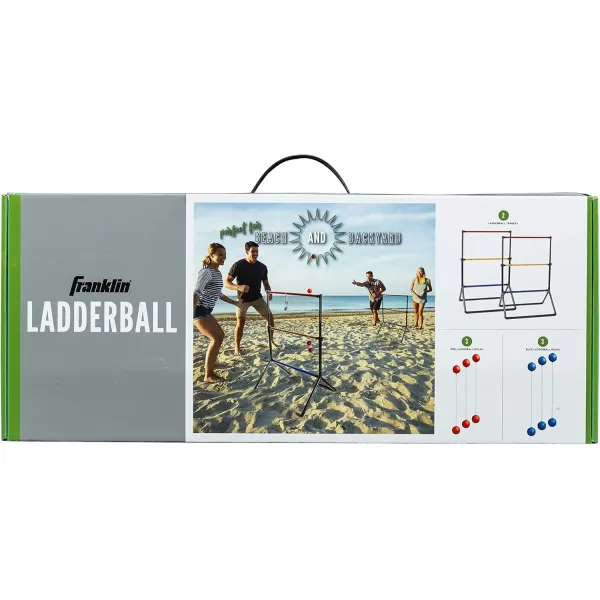 Franklin Sports Ladder Ball Set  Includes 2 Ladder Ball Targets with Weighted Bases and 6 Bolas  Ladder Golf Toss Outdoor Game For Beach or Backyard Fun  Professional American and Family Set OptionsStarter