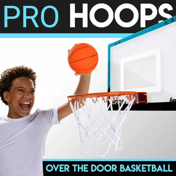 Franklin Sports Mini Basketball Hoops  Indoor Over The Door Mini Hoop  Basketball Sets  Perfect Game Accessory for Bedroom  OfficeBlue  1775 x 12
