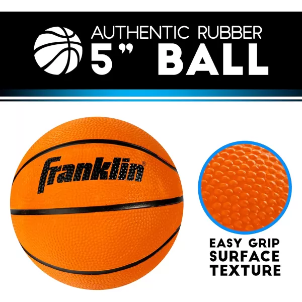 Franklin Sports Mini Basketball Hoops  Indoor Over The Door Mini Hoop  Basketball Sets  Perfect Game Accessory for Bedroom  OfficeXL  25 x 17