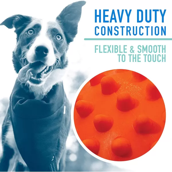 Franklin Sports Ready Set Fetch All Weather Ball  Launcher Ball  Slobber and Water ResistantOrange