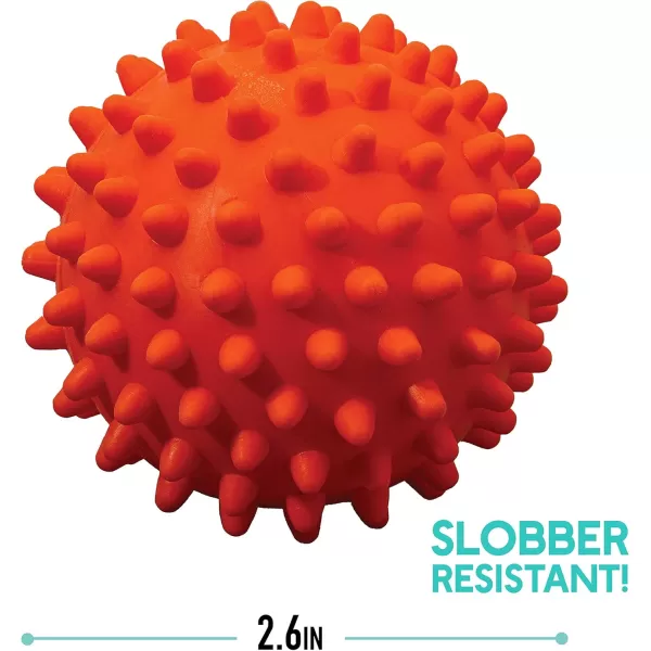 Franklin Sports Ready Set Fetch All Weather Ball  Launcher Ball  Slobber and Water ResistantOrange