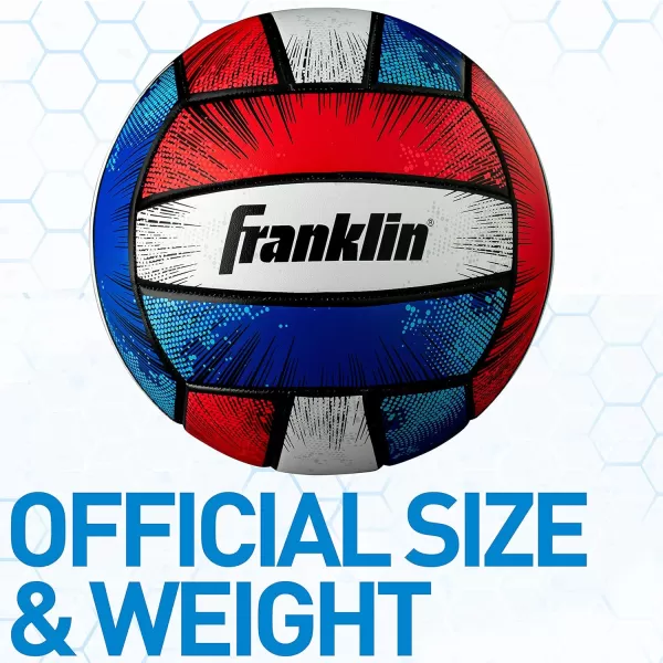 Franklin Sports Volleyball  Outdoor  Beach Volleyball  Cushioned Volleyball Ball Set Great for Backyard and Beach VolleyballBlast