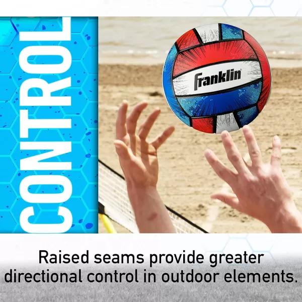 Franklin Sports Volleyball  Outdoor  Beach Volleyball  Cushioned Volleyball Ball Set Great for Backyard and Beach VolleyballBlast