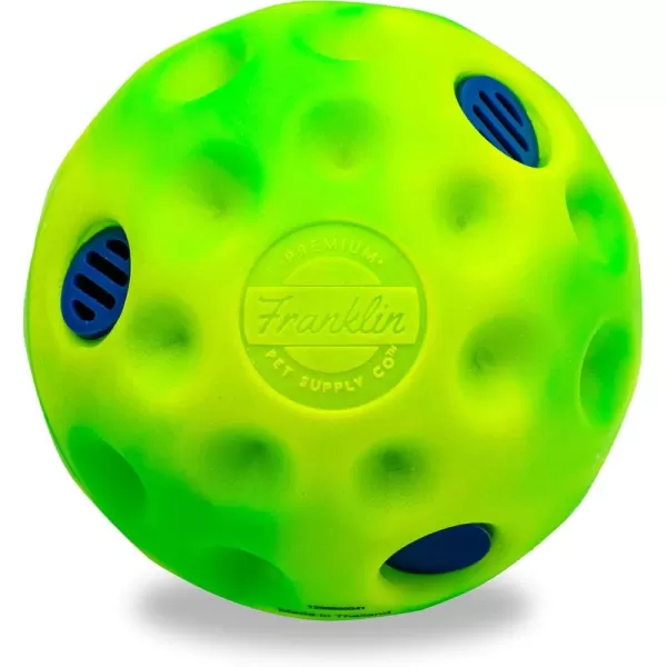 Franklin Ready Set Fetch Laugh and Wiggle Ball  Interactive Dog Toy  Fun Giggle Sounds  Encourage Endless Play  BPA Free  Tough  No Batteries RequiredLarge