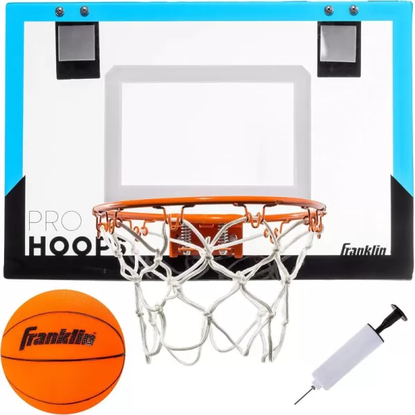 Franklin Sports Mini Basketball Hoops  Indoor Over The Door Mini Hoop  Basketball Sets  Perfect Game Accessory for Bedroom  OfficeBlue  1775 x 12