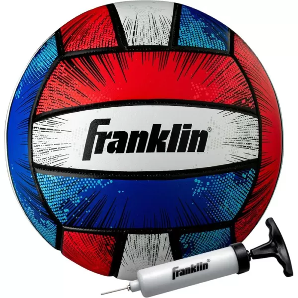 Franklin Sports Volleyball  Outdoor  Beach Volleyball  Cushioned Volleyball Ball Set Great for Backyard and Beach VolleyballBlast