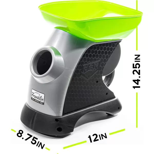 Franklin Pet Ready Set Fetch Automatic Tennis Ball Launcher Dog Toy  Official Size Tennis Ball Thrower  Interactive ToyGreenBlack