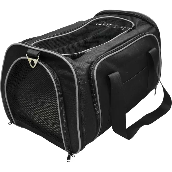 Franklin Pet Supply  Pet Carrier  Airline Approved  Expandable  Pet Kennel  Travel