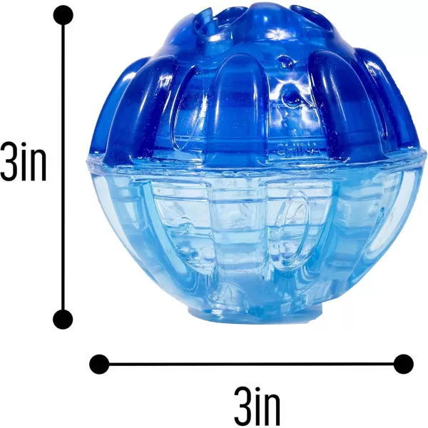 Franklin Pet Supply Treat and Play Dog Toy Ball  Treat  Play Fetch  Dog Teething  Puppy Chew  Ultra Tough  Hide a Treat