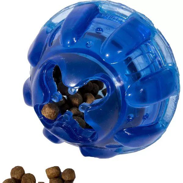 Franklin Pet Supply Treat and Play Dog Toy Ball  Treat  Play Fetch  Dog Teething  Puppy Chew  Ultra Tough  Hide a Treat