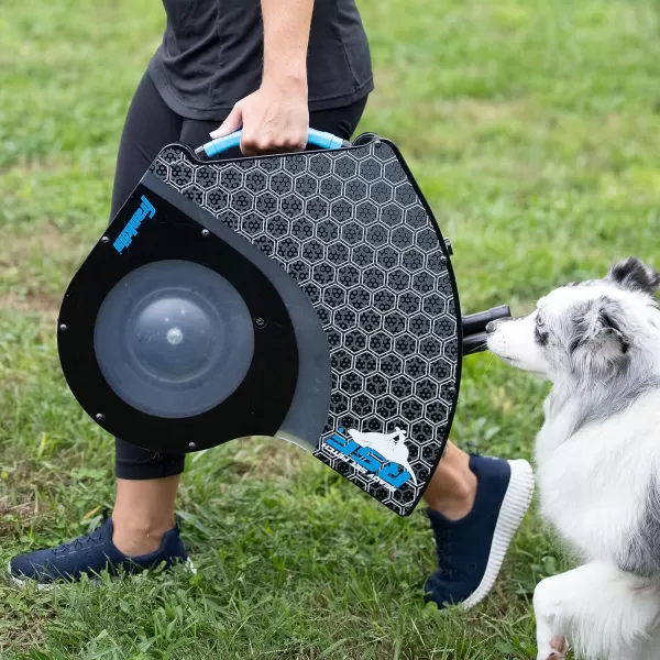 Franklin Sports Automatic Disc Launcher for Dogs  Ready Set Fetch Automatic Disc Tosser Dog Toy for Fetch  Portable Automatic Disc Thrower Dog Toy  Portable Battery Powered Disc Launcher for DogsDisc Launcher