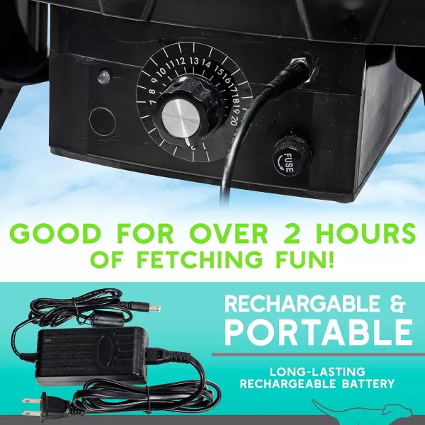 Franklin Sports Automatic Disc Launcher for Dogs  Ready Set Fetch Automatic Disc Tosser Dog Toy for Fetch  Portable Automatic Disc Thrower Dog Toy  Portable Battery Powered Disc Launcher for DogsDisc Launcher