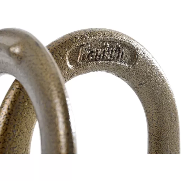 Franklin Sports Horseshoe Set  Cast iron Horseshoes and Steel Stakes  Official Size and Weight  Perfect for Yard and Beach  RecreationalRecreational